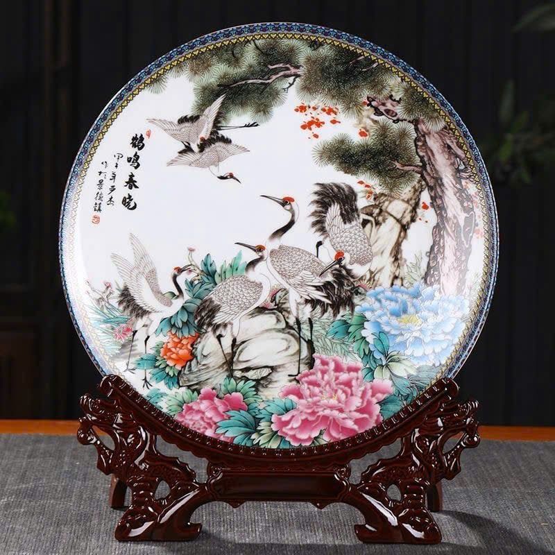  Đĩa gốm sứ cao cấp VTDCQO-1959 