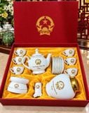  Quà tặng ấm chén in Văn Phòng chính phủ có phụ kiện BKCECN-10639 