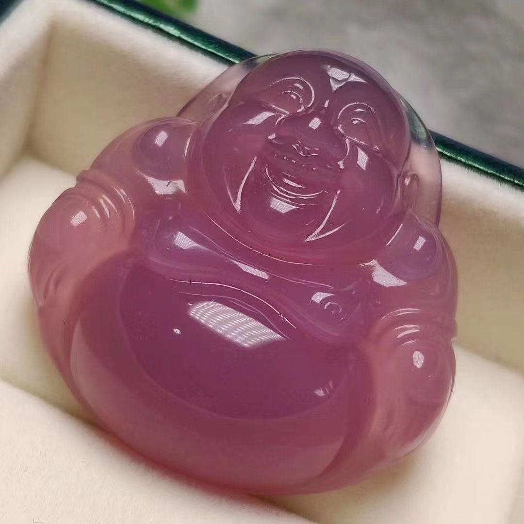  MẶT DÂY CHUYỀN PHẬT DI LẶC TÍM ĐẾ VƯƠNG – SẮC TÍM VIOLET SANG TRỌNG 