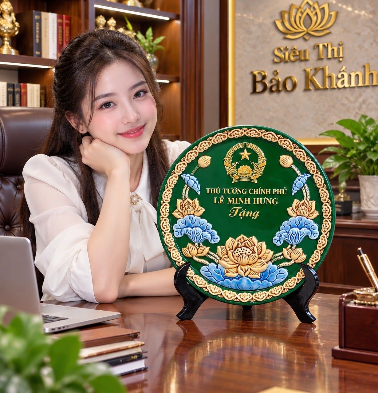  Đĩa cảnh in Thủ Tướng Chính Phủ 