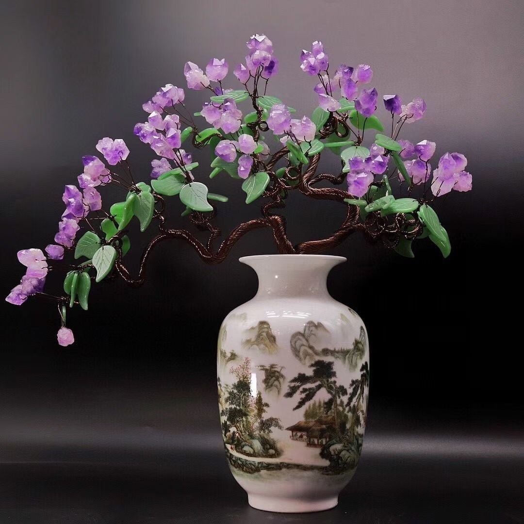  Cây thạch anh tím tài lộc BKSTCN-9680 