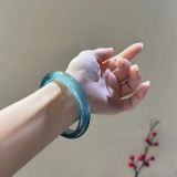  Vòng Tay Ngọc Độc Long Xanh Nước Cao Cấp BKJECN-9486 
