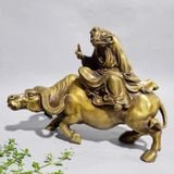 🐂 TƯỢNG LÃO TỬ CƯỠI TRÂU BẰNG ĐỒNG – ĐẬM CHẤT CỔ PHONG PHƯƠNG ĐÔN 
