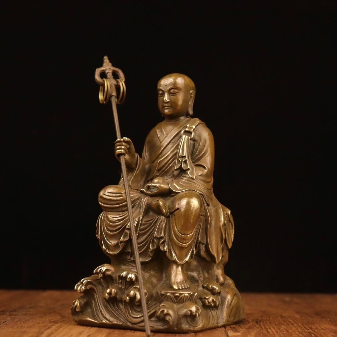  Tượng đồng địa tạng vương bồ tát 
