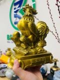  Tượng Gà Trống Bằng Đồng Phong Thủy Chiêu Tài Lộc BKMECN-10331 