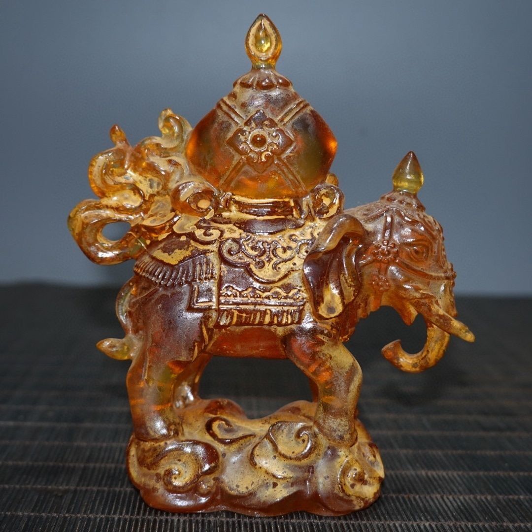  TƯỢNG VOI CÁT TƯỜNG LƯU LY – HÀNG SƯU TẦM CŨ 