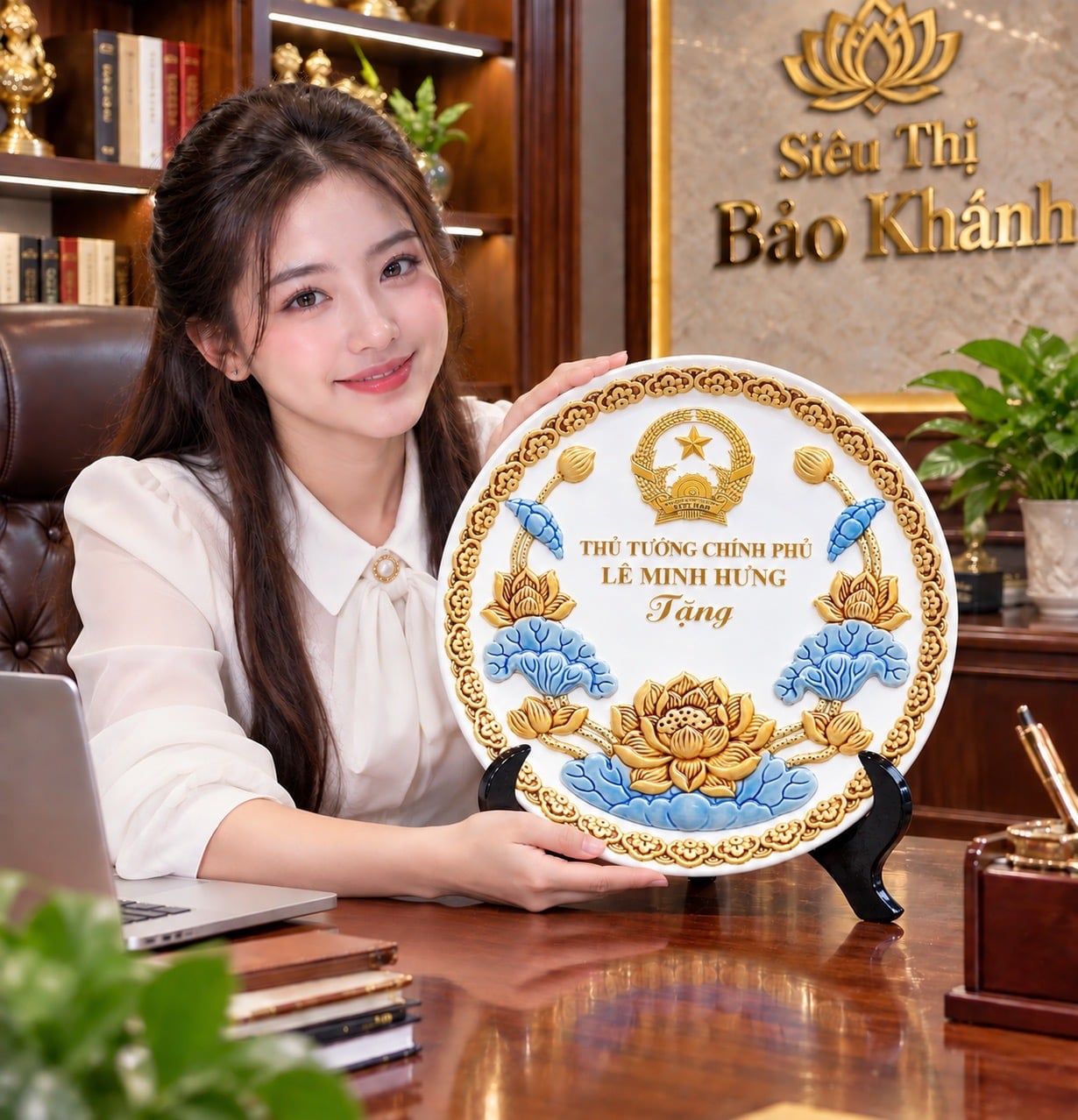  Đĩa cảnh in Thủ Tướng Chính Phủ 