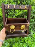  Khay treo chìa khóa  đựng đồ bằng gỗ 