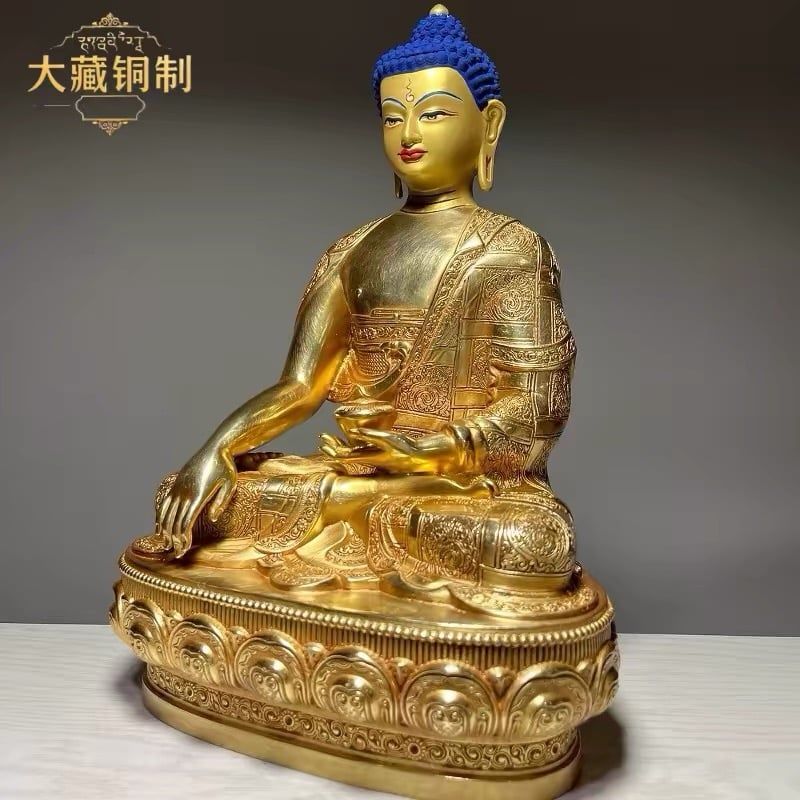  Tượng Phật Thích Ca Mâu Ni bằng đồng Tây Tạng BKMECN-10354 