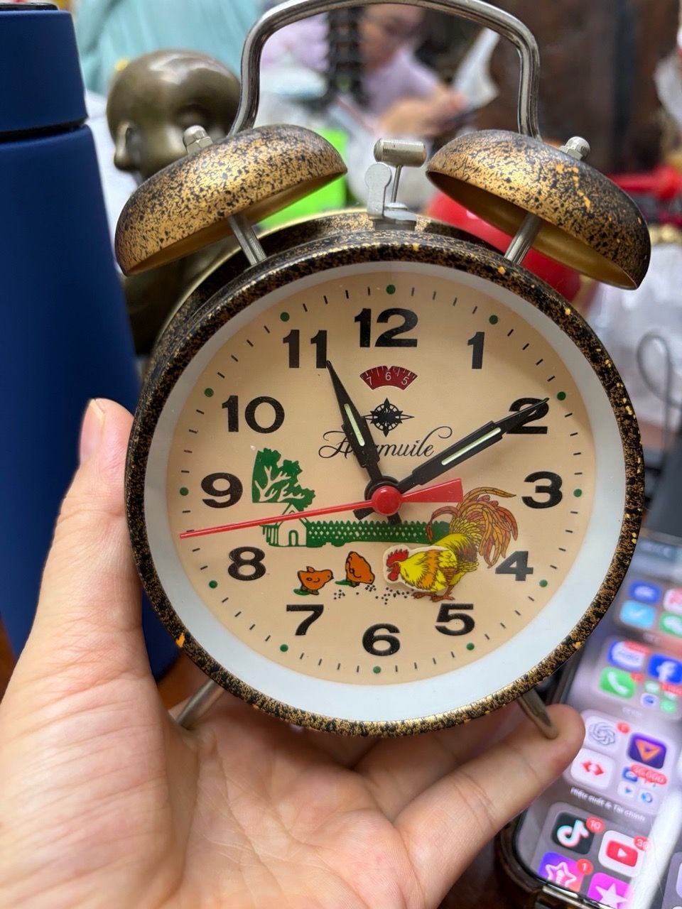  Đồng hồ con gà báo thức 