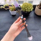  Gậy Quyền Trượng Ma Thuật Thạch Anh Tím Tự Nhiên Đũa Phép Handmade BKSTCN-9660 