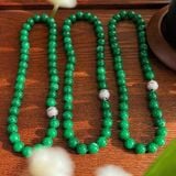  VÒNG CỔ NGỌC BÍCH MÀU XANH QUÝ PHÁI 