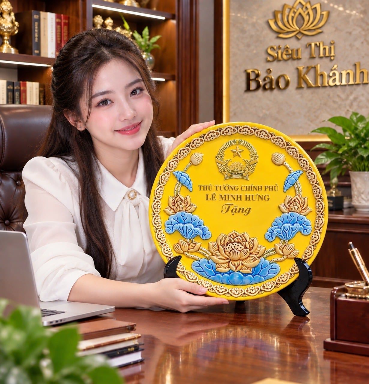  Đĩa cảnh in Thủ Tướng Chính Phủ 