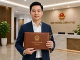  Túi Clutch in VĂN PHÒNG CHÍNH PHỦ  Da bò cao cấp quà tặng ý nghĩa BKFAVN-9451 