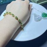  Lắc Tay Phỉ Thuý Lục Đế Vương  Gắn B925 