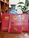 Sổ tay Văn Phòng Chính Phủ da đỏ cao cấp đay dặn BKSVVN-9005 