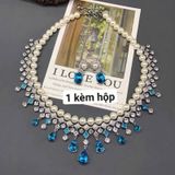 Bộ trang sức đá quý kết hợp với Ngọc trai sang trọng xinh đẹp 