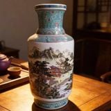  Bình hoa sứ dáng đèn lồng 