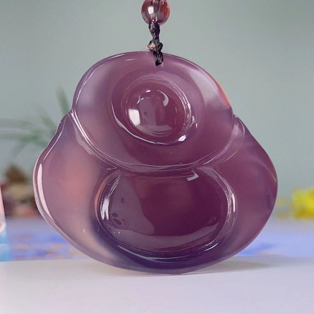  MẶT DÂY CHUYỀN PHẬT DI LẶC TÍM ĐẾ VƯƠNG – SẮC TÍM VIOLET SANG TRỌNG 