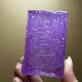  MẶT DÂY TRUYỀN  NGỌC TÍM VIOLET – ĐIÊU KHẮC SƠN THỦY TINH XẢO BKJECN-9501 