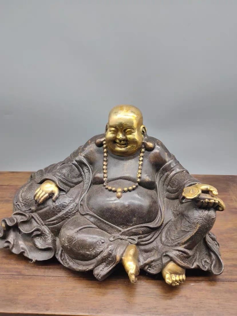  TƯỢNG PHẬT DI LẶC BẰNG ĐỒNG – HÀNG SƯU TẦM 