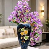  Bình gốm cây cảnh thạch anh tím cao cấp BKCECN-10649 