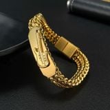  Vòng tay nam mạ vàng 18 k cao cấp BKJECN-9482 