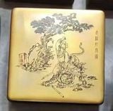  Hộp đồng hình vuông phong cách cổ hàng sưu tầm 