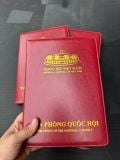  📕 SỔ CÔNG TÁC VĂN PHÒNG CHÍNH PHỦ – BÌA DA NHŨ VÀNG CAO CẤP ✨ 