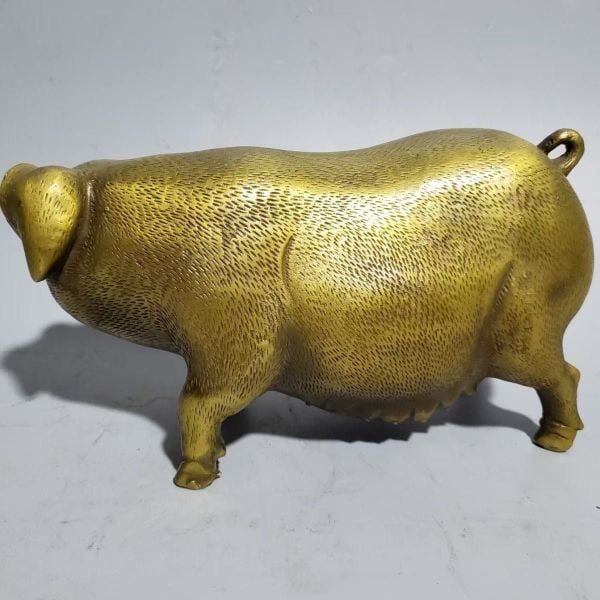  Heo đồng phong thủy trang trí trưng bày 