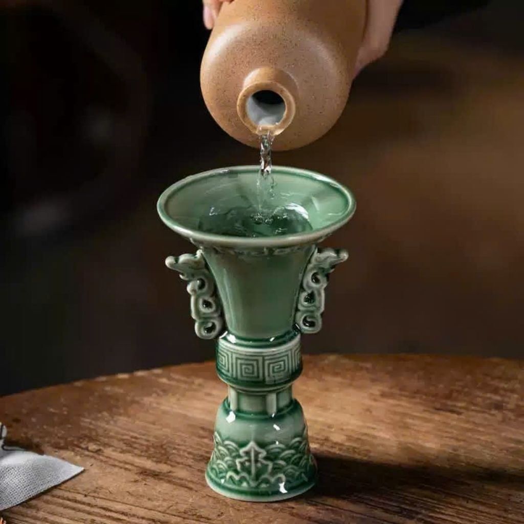  Ly Tửu Gốm Sứ Sưu Tầm  BKCECN-10025 