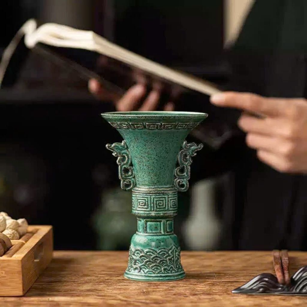  Ly Tửu Gốm Sứ Sưu Tầm  BKCECN-10025 