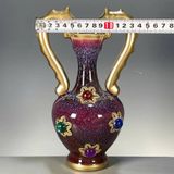  Bình Gốm Sứ Men Hỏa Biến Đính Đá Phong Cách Cổ Hiển BKCECN-10026 