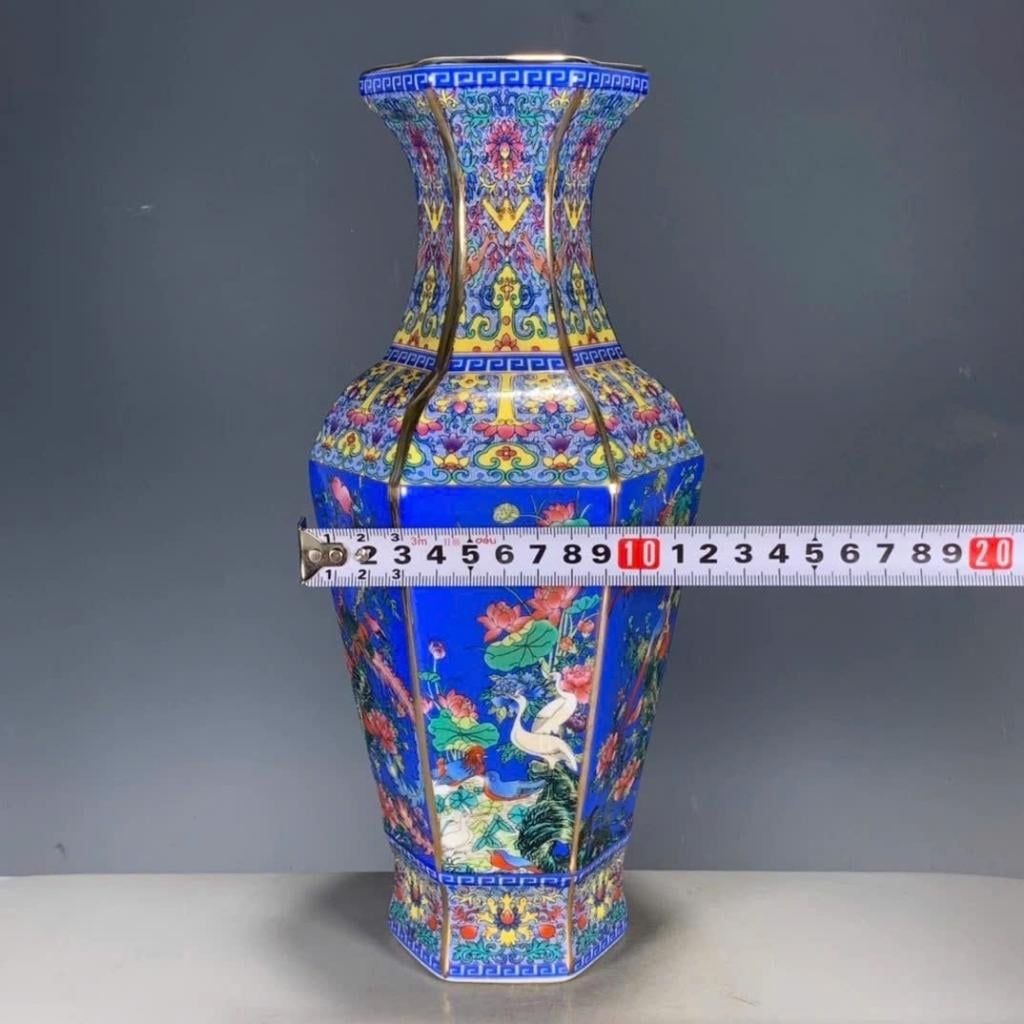  Bình Pháp Lam Thiên Thanh Hoa Điểu Sưu Tầm Cao Cấp BKCECN-10030 