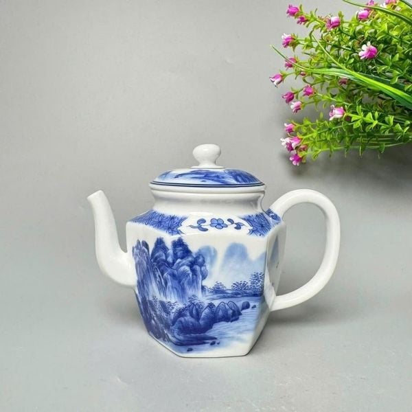  Ấm Trà Lục Giác Sơn Thủy Hữu Tình BKCECN-10031 