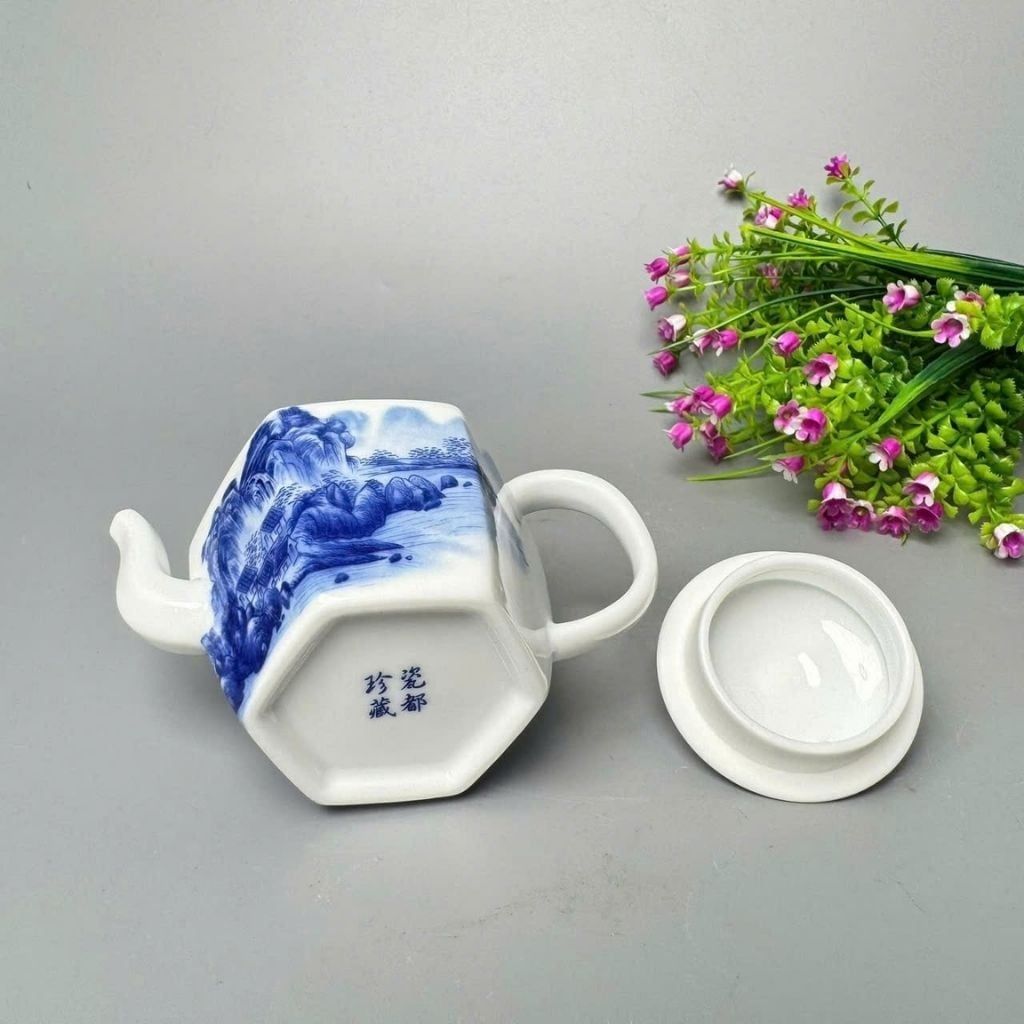  Ấm Trà Lục Giác Sơn Thủy Hữu Tình BKCECN-10031 