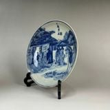  Đĩa Gốm Sứ Sưu Tầm Vẽ Tích Cổ Tam Cố Thảo Lư BKCECN-10063 