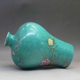  Bình Gốm Pháp Lam Hoa Điểu Sưu Tầm BKCECN-10078 