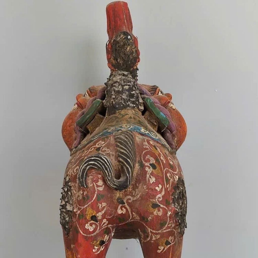  Bình Gốm Cổ Thất Long Chầu Nguyệt Sưu Tầm BKCECN-10091 