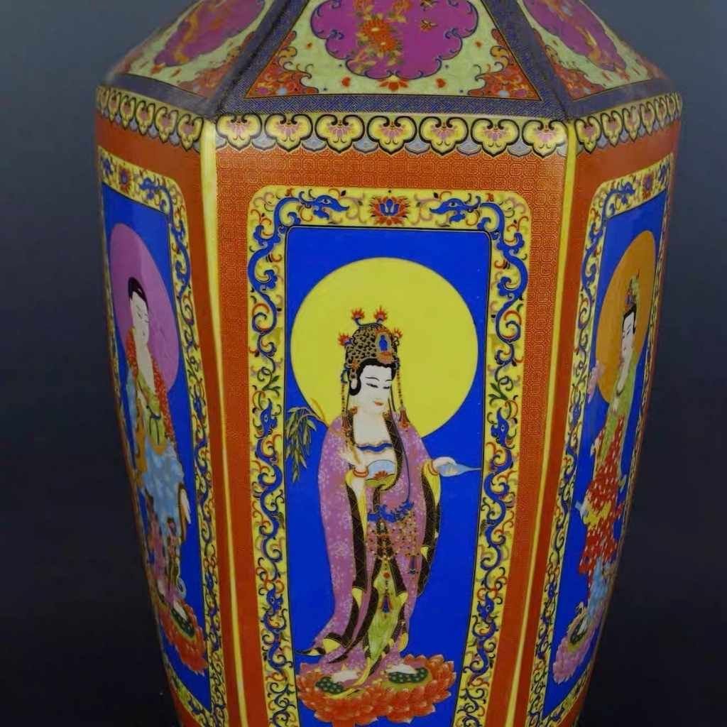  Bình Pháp Lam Lục Giác Đại Phật Giáo BKCECN-10103 