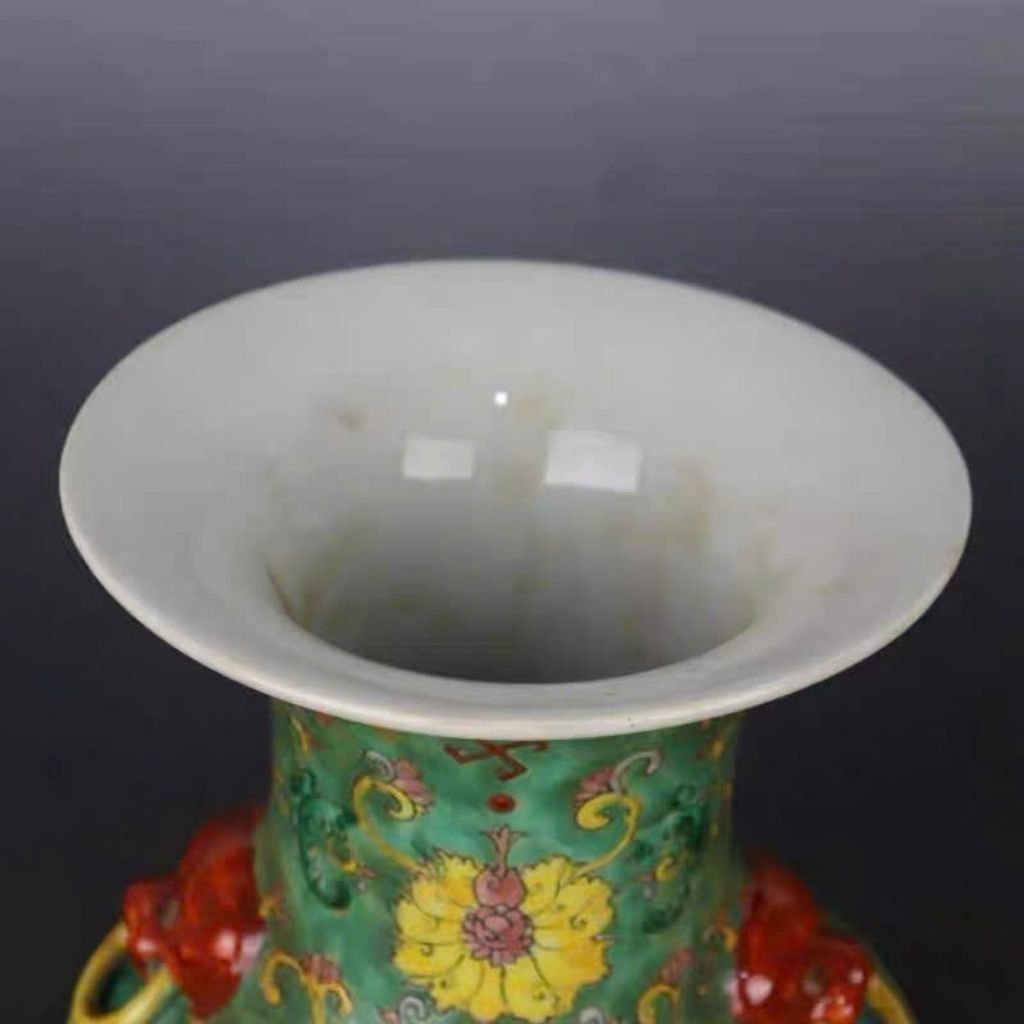  Bình Men Màu Đa Sắc Họa Tiết Cổ Sưu Tầm BKCECN-10104 