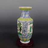  Bình Sứ Men Màu Sưu Tầm Họa Tiết cổ nhân BKCECN-10107 