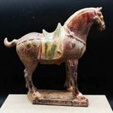  Tượng Ngựa Gốm Tam Thái Cổ Sưu Tầm BKCECN-10109 