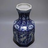  Bình gốm Lục Giác Vẽ Men Màu Quan Âm Tự Tại BKCECN-10137 