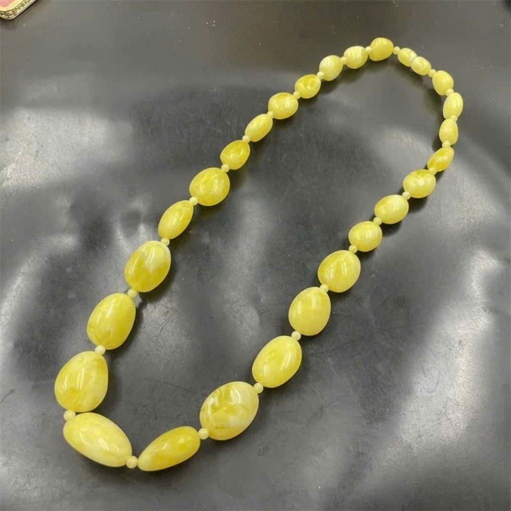  Vòng Cổ Hổ Phách Tự Nhiên BKJECN-9367 