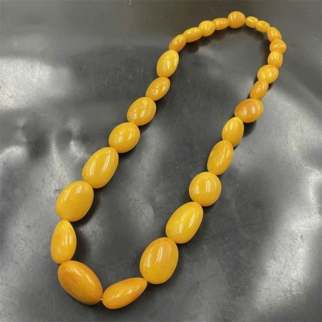  Vòng Cổ Hổ Phách Tự Nhiên BKJECN-9367 