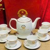  Bộ Ấm Chén Chủ Tịch Nước Lương Cường Bát Tràng BKCECN-10225 