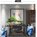  Bình Gốm Sứ Bát Tràng Vẽ Cảnh Sơn Thủy Cao Cấp BKCECN-10226 