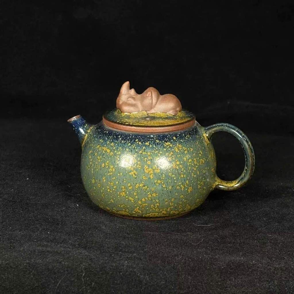  Ấm Trà Gốm Sứ Men Hỏa Biến Độc Đáo BKCECN-10230 