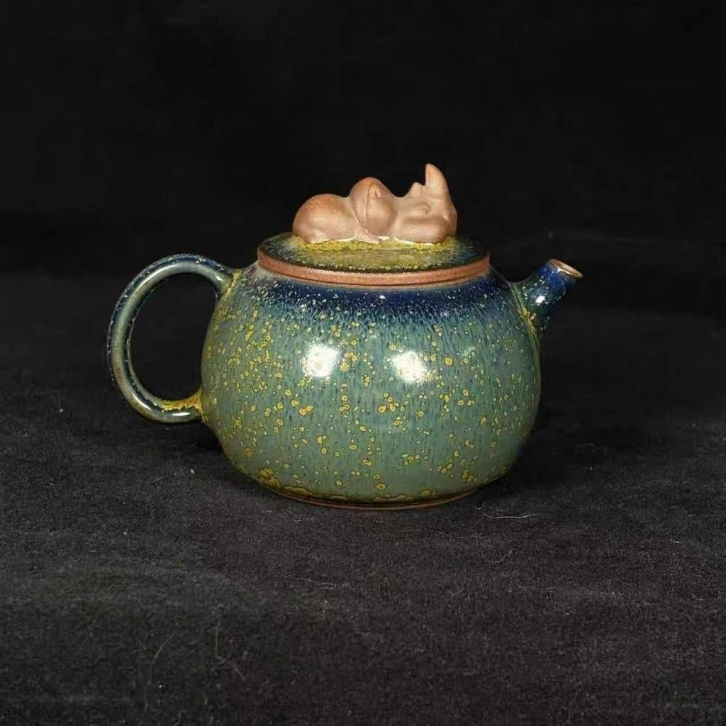  Ấm Trà Gốm Sứ Men Hỏa Biến Độc Đáo BKCECN-10230 